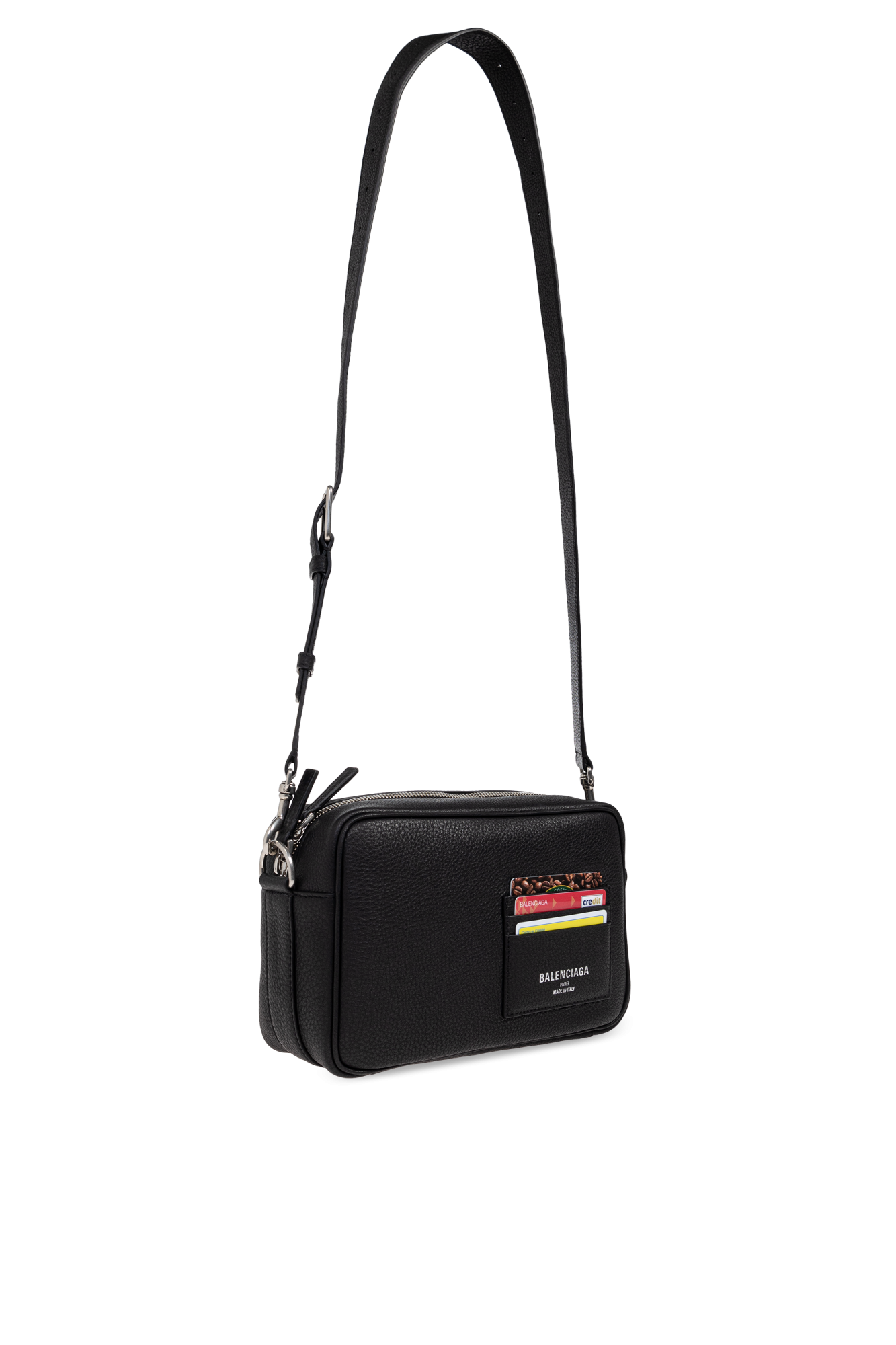 Balenciaga Leather shoulder bag 'Credit' | Men's | Vitkac